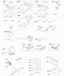 Part Location Diagram of 692616 Briggs and Stratton Bracket-Control